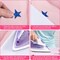 30pcs Blue Star Iron-On Patches – Embroidered Sew-On Fabric Appliques for Hats, Jackets, Clothes, Backpacks, DIY Decor & Repair, 1 Inch